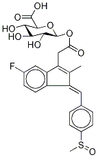 Sulindac acyl-beta-d-glucuronide Structure,60018-36-2Structure