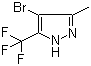 4-Bromo-5-methyl-3-(trifluoromethyl)-1H-pyrazole Structure,60061-68-9Structure
