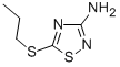 3-氨基-5-丙基硫代-1,2,4-噻二唑结构式_60093-13-2结构式