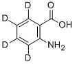 邻氨基苯甲酸-D4氘代结构式_60124-83-6结构式