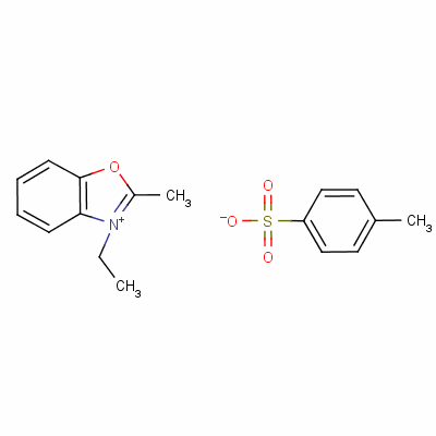 3-Ethyl-2-methylbenzoxazolium p-toluenesulphonate Structure,60126-36-5Structure