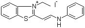 2-(2-苯胺乙烯基)-3-乙基苯并噻唑碘结构式_60126-86-5结构式