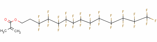 2-全氟十二烷基乙基甲基丙烯酸酯结构式_6014-75-1结构式