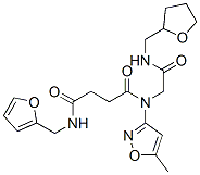 (9ci)-n-(2-呋喃甲基)-n-(5-甲基-3-异噁唑基)-n-[2-氧代-2-[[(四氢-2-呋喃)甲基]氨基]乙基]-丁烷二酰胺结构式_602322-20-3结构式