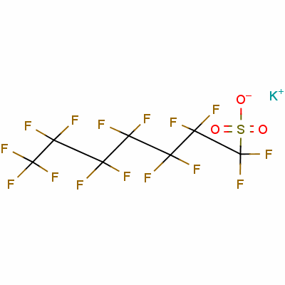 全氟庚基磺酸钾结构式_60270-55-5结构式