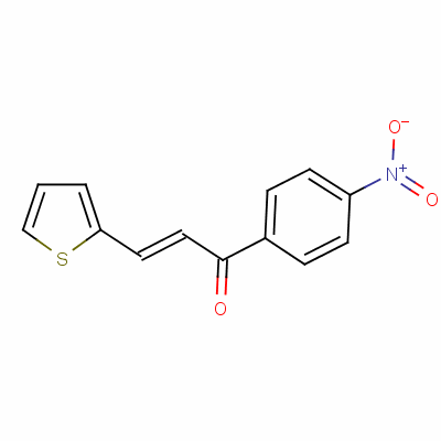 1-(4-硝基苯基)-3-(2-噻吩)-2-丙烯-1-酮结构式_6028-92-8结构式