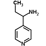 1-(吡啶-4-基)-1-丙胺结构式_60289-68-1结构式