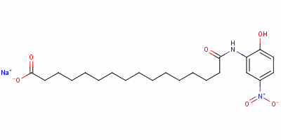 Sodium 16-[(2-hydroxy-5-nitrophenyl)amino]-16-oxohexadecanoate Structure,60301-88-4Structure
