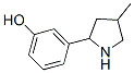 (9CI)-3-(4-甲基-2-吡咯烷)-苯酚结构式_603068-30-0结构式