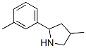 (9CI)-4-甲基-2-(3-甲基苯基)-吡咯烷结构式_603068-48-0结构式