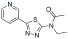 (9ci)-n-乙基-n-[5-(3-吡啶)-1,3,4-噻二唑-2-基]-乙酰胺结构式_603075-89-4结构式