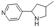 (9CI)-4-(4-甲基-2-吡咯烷)-吡啶结构式_603089-86-7结构式