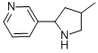 (9CI)-3-(4-甲基-2-吡咯烷)-吡啶结构式_603090-13-7结构式