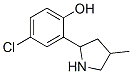 (9CI)-4-氯-2-(4-甲基-2-吡咯烷)-苯酚结构式_603090-23-9结构式