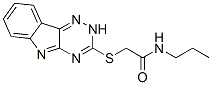 (9ci)-n-丙基-2-(2H-1,2,4-噻嗪并[5,6-b]吲哚-3-基硫代)-乙酰胺结构式_603945-95-5结构式