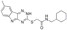 (9ci)-n-(环己基甲基)-2-[(8-甲基-2H-1,2,4-噻嗪并[5,6-b]吲哚-3-基)硫代]-乙酰胺结构式_603946-27-6结构式