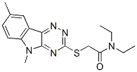 (9ci)-2-[(5,8-二甲基-5H-1,2,4-噻嗪并[5,6-b]吲哚-3-基)硫代]-N,N-二乙基-乙酰胺结构式_603946-40-3结构式