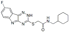 (9ci)-n-(环己基甲基)-2-[(8-氟-2H-1,2,4-噻嗪并[5,6-b]吲哚-3-基)硫代]-乙酰胺结构式_603947-99-5结构式