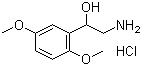 2-Amino-1-(2,5-dimethoxyphenyl)ethanol hydrochloride Structure,60407-53-6Structure