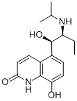8-Hydroxy-5-[1-hydroxy-2-(propan-2-ylamino)butyl]-1h-quinolin-2-one Structure,60443-17-6Structure