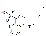 8-Quinolinesulfonic acid,5-(hexylthio)- Structure,60465-77-2Structure