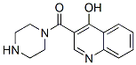 (9ci)-1-[(4-羟基-3-喹啉)羰基]-哌嗪结构式_604772-60-3结构式