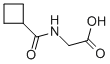 2-[(Cyclobutylcarbonyl)amino]acetic acid Structure,604790-72-9Structure