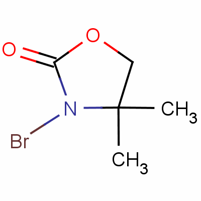 3-Bromo-4,4-dimethyl-2-oxazolidinone Structure,60491-95-4Structure