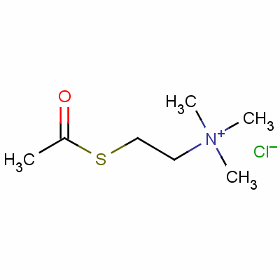氯化乙酰硫代胆碱结构式_6050-81-3结构式