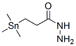 Propanoic acid,3-(trimethylstannyl)-,hydrazide Structure,60522-59-0Structure