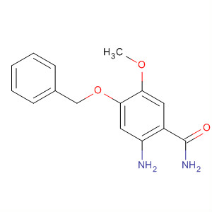 2-氨基-4-苄氧基-5-甲氧基苯甲酰胺结构式_60547-98-0结构式