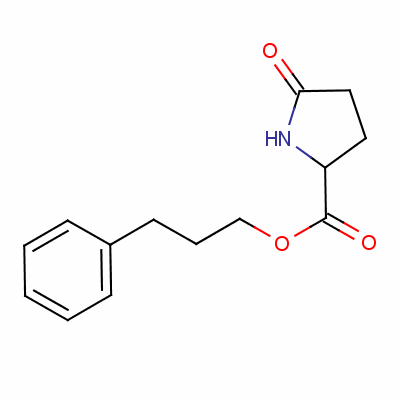 3-苯基-5-氧代脯氨酸丙酯结构式_60555-56-8结构式