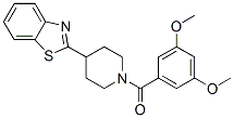 (9CI)-4-(2-苯并噻唑)-1-(3,5-二甲氧基苯甲酰基)-哌啶结构式_605627-99-4结构式
