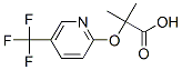 2-甲基-2-[(5-三氟甲基吡啶-2-基)氧基]丙酸结构式_605680-62-4结构式
