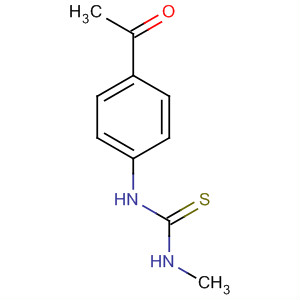 1-(4-乙酰基-苯基)-3-甲基硫脲结构式_60575-80-6结构式