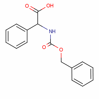 [[(苯基甲氧基)羰基]氨基]苯乙酸结构式_60584-76-1结构式