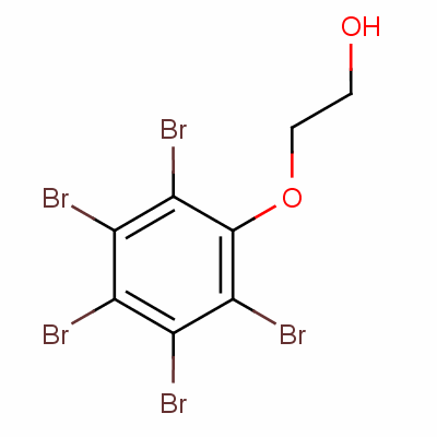 2-(五溴苯氧基)乙醇结构式_60593-02-4结构式