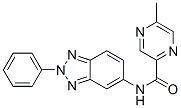(9CI)-5-甲基-N-(2-苯基-2H-苯并噻唑-5-基)-吡嗪羧酰胺结构式_606096-89-3结构式