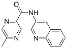 (9CI)-5-甲基-N-3-喹啉-吡嗪羧酰胺结构式_606096-92-8结构式