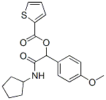 2-Thiophenecarboxylicacid,2-(cyclopentylamino)-1-(4-methoxyphenyl)-2-oxoethylester(9ci) Structure,606114-59-4Structure