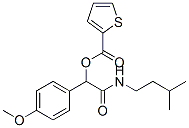 2-Thiophenecarboxylicacid,1-(4-methoxyphenyl)-2-[(3-methylbutyl)amino]-2-oxoethylester(9ci) Structure,606114-62-9Structure