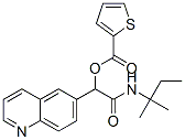 2-Thiophenecarboxylicacid,2-[(1,1-dimethylpropyl)amino]-2-oxo-1-(6-quinolinyl)ethylester(9ci) Structure,606115-12-2Structure