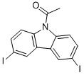 9-乙酰-3,6-二碘咔唑结构式_606129-89-9结构式