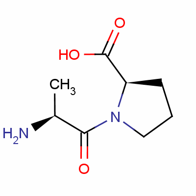 1-l-丙氨酰基-D-脯氨酸结构式_60643-20-1结构式