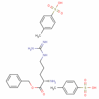 O-benzyl-l-arginine bis(toluene-p-sulphonate) Structure,60643-23-4Structure