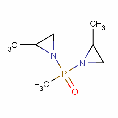 1,1’-(Methylphosphinylidene)bis[2-methylaziridine] Structure,60671-03-6Structure