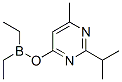 二乙基 [(6-甲基-2-异丙基嘧啶-4-基)氧基]硼烷结构式_60671-90-1结构式