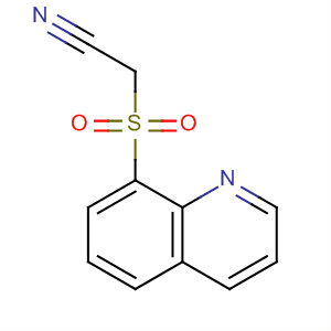 (8-Quinolylsulfonyl)acetonitrile Structure,60717-37-5Structure
