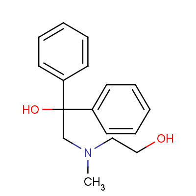 2-[[(2-Hydroxyethyl)methylamino]methyl ]benzhydryl alcohol Structure,60725-36-2Structure