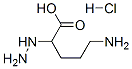 5-氨基-2-肼戊酸盐酸盐结构式_60733-16-6结构式